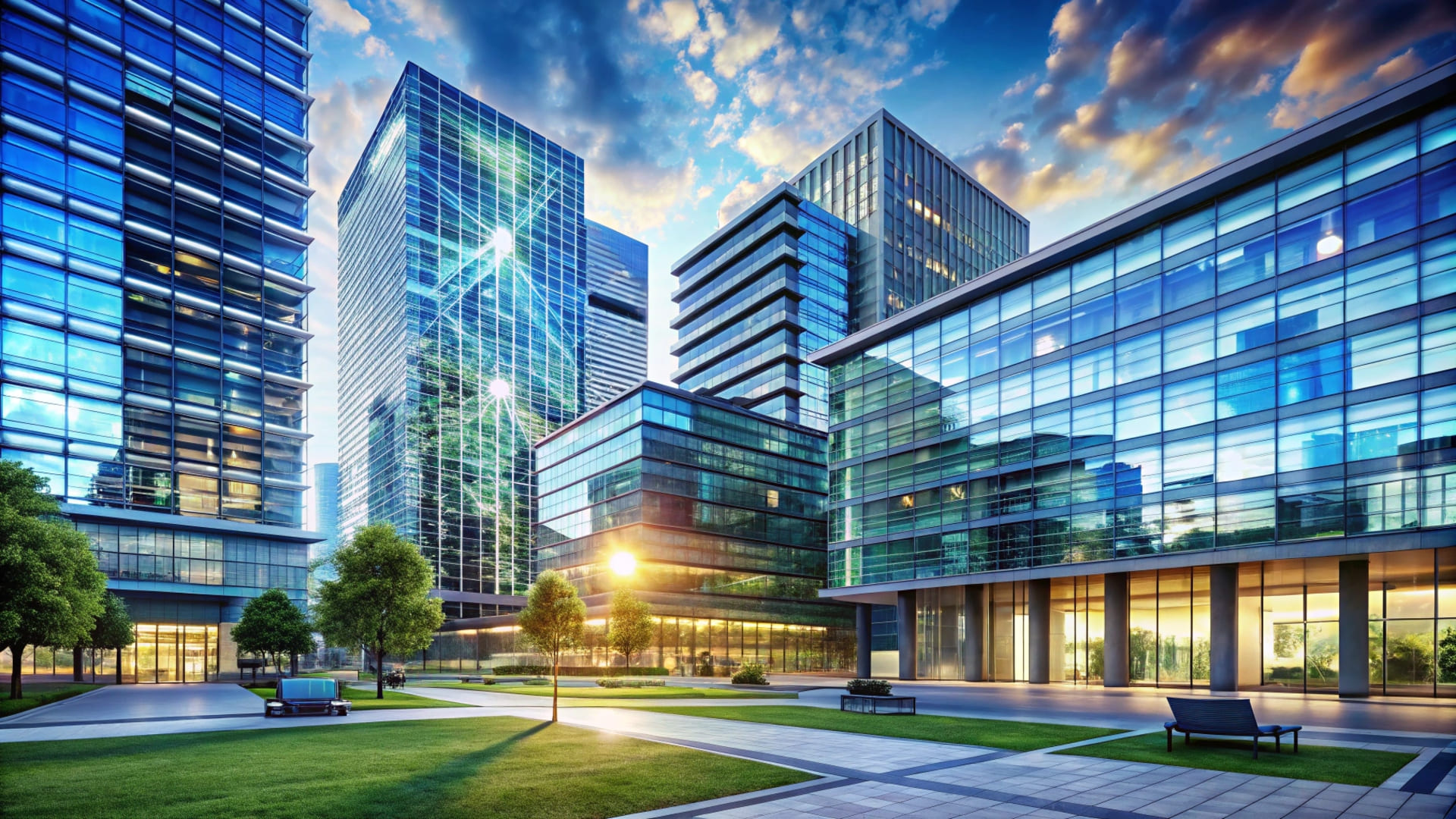 圖片:科技與社會共榮的示意圖